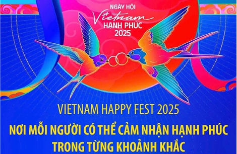 Vietnam Happy Fest 2025 - nơi mỗi người có thể cảm nhận hạnh phúc trong từng khoảnh khắc