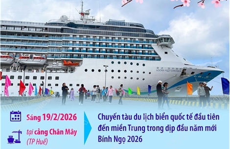 Thông tin về tàu du lịch quốc tế 'xông đất' đầu năm Bính Ngọ 2026