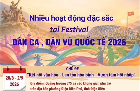 Nhiều hoạt động đặc sắc tại Festival Dân ca, Dân vũ quốc tế 2026