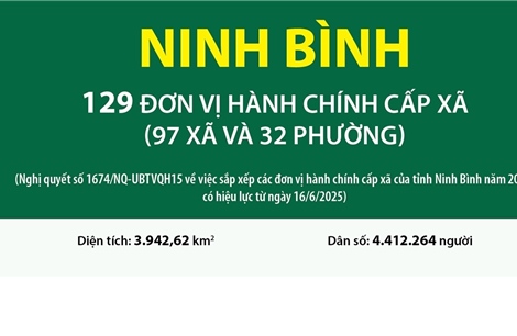 Thông tin chi tiết sắp xếp các đơn vị hành chính cấp xã của tỉnh Ninh Bình