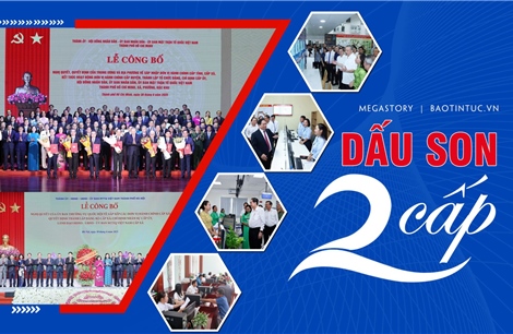 Dấu son 2 cấp