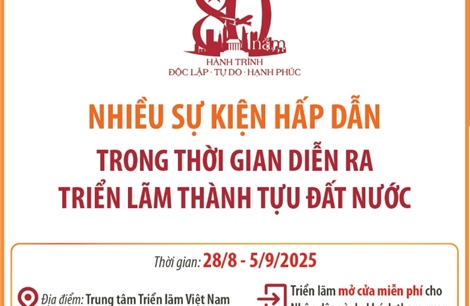 Nhiều sự kiện hấp dẫn trong thời gian diễn ra Triển lãm Thành tựu đất nước