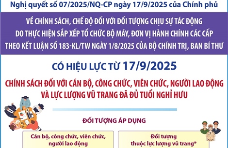 Nghị quyết số 07/2025/NQ-CP: Chính sách đối với người đủ tuổi nghỉ hưu