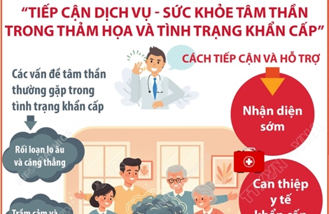 &#39;Tiếp cận dịch vụ - sức khỏe tâm thần trong thảm họa và tình trạng khẩn cấp&#39;