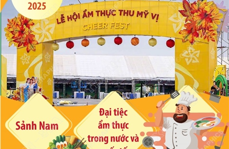 Hội chợ Mùa thu lần thứ nhất - năm 2025: Khu ẩm thực &#39;Thu mỹ vị&#39;