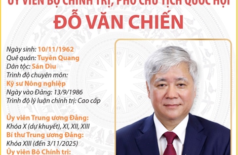 Ủy viên Bộ Chính trị, Phó Chủ tịch Quốc hội Đỗ Văn Chiến