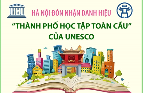 Hà Nội đón nhận danh hiệu 'Thành phố học tập toàn cầu' của UNESCO