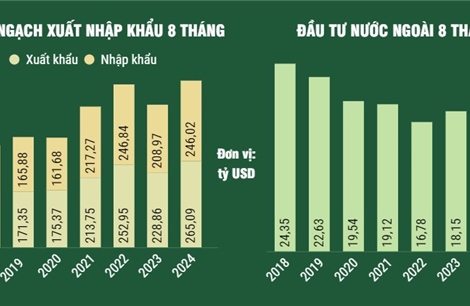 8 tháng, kinh tế Việt Nam duy trì xu hướng tích cực