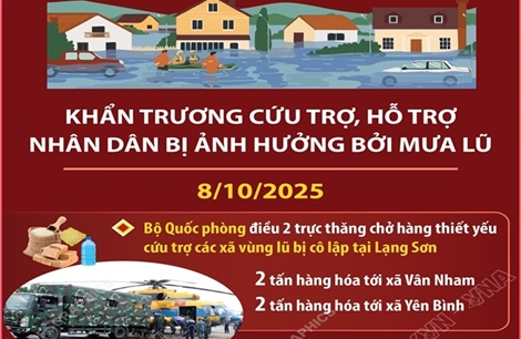 Khẩn trương cứu trợ, hỗ trợ nhân dân bị ảnh hưởng bởi mưa lũ
