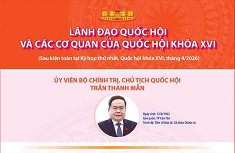 Lãnh đạo Quốc hội và các cơ quan của Quốc hội khóa XVI