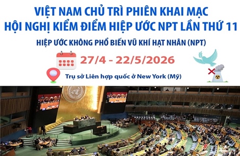 Việt Nam chủ trì Phiên khai mạc Hội nghị Kiểm điểm Hiệp ước NPT lần thứ 11