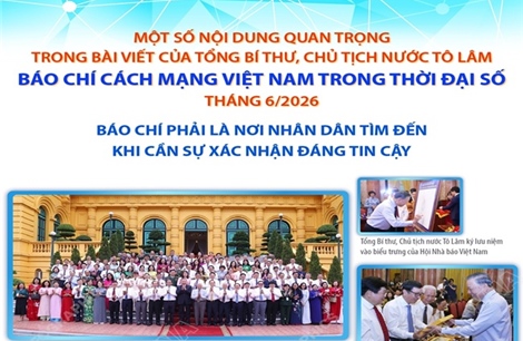 Một số nội dung quan trọng trong bài viết của Tổng Bí thư, Chủ tịch nước Tô Lâm 'Báo chí Cách mạng Việt Nam trong thời đại số'