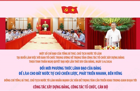 Trọng tâm công tác tổ chức xây dựng Đảng trong giai đoạn phát triển mới