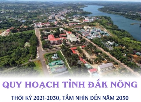 Vùng Tây Nguyên: Quy hoạch tỉnh Đắk Nông thời kỳ 2021-2030, tầm nhìn đến năm 2050