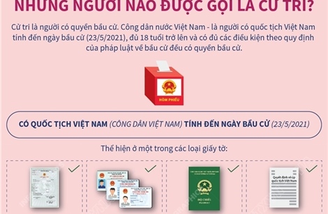 Những người nào được gọi là cử tri?