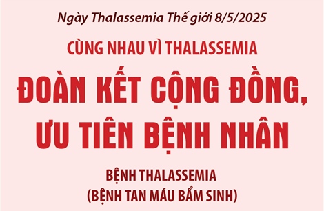 Cùng nhau vì Thalassemia: Đoàn kết cộng đồng, ưu tiên bệnh nhân