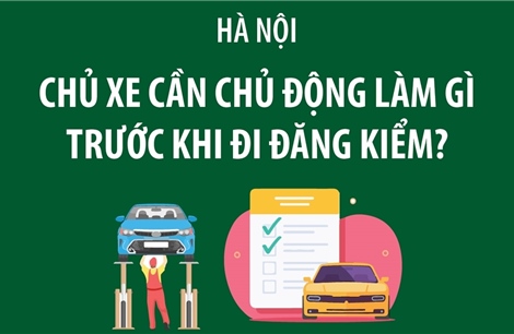 Hà Nội: Chủ xe cần chủ động làm gì trước khi đi đăng kiểm?