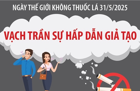 Ngày Thế giới không thuốc lá 31/5/2025: Vạch trần sự hấp dẫn giả tạo