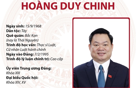 Ủy viên Trung ương Đảng, Ủy viên Ủy ban Thường vụ Quốc hội khóa XV Hoàng Duy Chinh