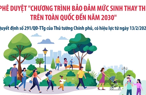 Phê duyệt 'Chương trình Bảo đảm mức sinh thay thế trên toàn quốc đến năm 2030'