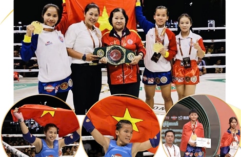 Giải vô địch Kun Khmer thế giới 2026: Đội tuyển Việt Nam xếp thứ nhất toàn đoàn