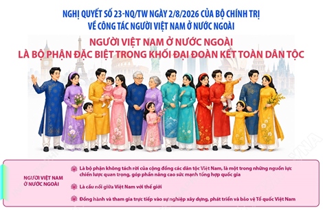 Người Việt Nam ở nước ngoài là bộ phận đặc biệt trong khối đại đoàn kết toàn dân tộc