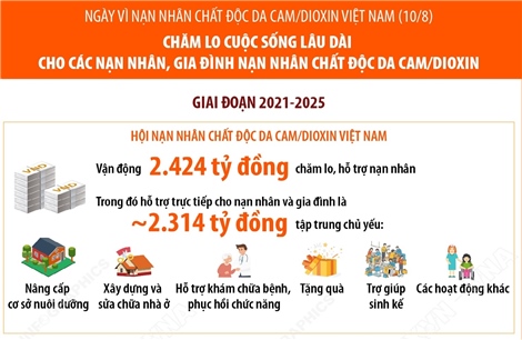 Chăm lo cuộc sống lâu dài cho các nạn nhân, gia đình nạn nhân chất độc da cam/dioxin