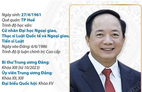 Trưởng Ban Tuyên giáo và Dân vận Trung ương Trịnh Văn Quyết