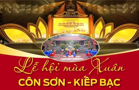 Lễ hội mùa Xuân Côn Sơn - Kiếp Bạc với nhiều hoạt động đặc sắc