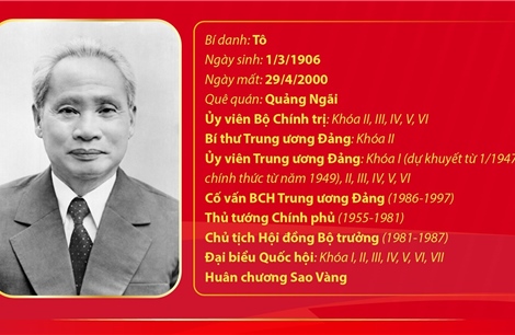 Đồng chí Phạm Văn Đồng: Nhà chính trị, ngoại giao, nhà văn hóa lớn của Đảng và dân tộc