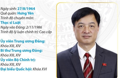 Ủy viên Bộ Chính trị, Bí thư Trung ương Đảng, Trưởng ban Tổ chức Trung ương Nguyễn Duy Ngọc