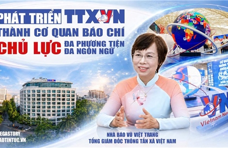 Phát triển TTXVN thành cơ quan báo chí chủ lực đa phương tiện, đa ngôn ngữ 