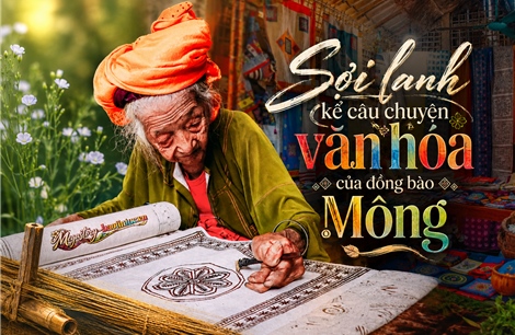 Sợi lanh kể câu chuyện văn hóa của đồng bào Mông