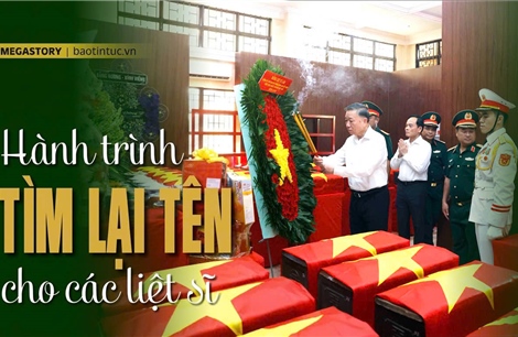 Hành trình tìm lại tên cho các liệt sĩ