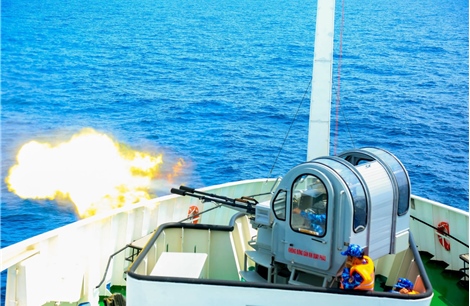 Cảnh sát biển Vùng 3 diễn tập quy mô lớn trên biển