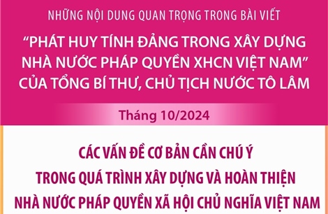 Các vấn đề cơ bản cần chú ý trong quá trình xây dựng và hoàn thiện Nhà nước pháp quyền xã hội chủ nghĩa Việt Nam