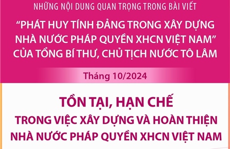 Tồn tại, hạn chế trong việc xây dựng và hoàn thiện Nhà nước pháp quyền XHCN Việt Nam