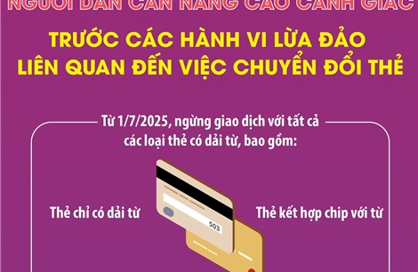 Cảnh giác trước các hành vi lừa đảo liên quan đến việc chuyển đổi thẻ ATM
