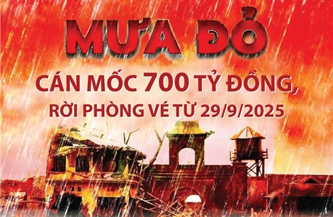&#39;Mưa đỏ&#39; cán mốc 700 tỷ đồng, rời phòng vé từ 29/9/2025