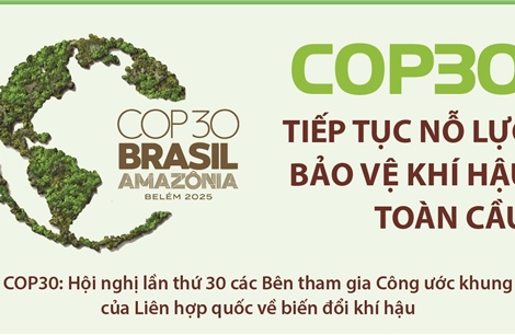 COP30 tiếp tục nỗ lực bảo vệ khí hậu toàn cầu