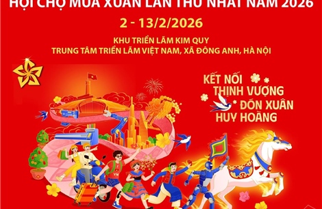 Tăng cường 6 tuyến buýt phục vụ nhân dân, du khách đến với Hội chợ Mùa Xuân 2026