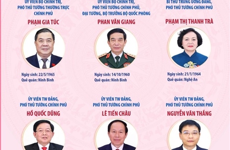 Thành viên Chính phủ nhiệm kỳ 2026-2031