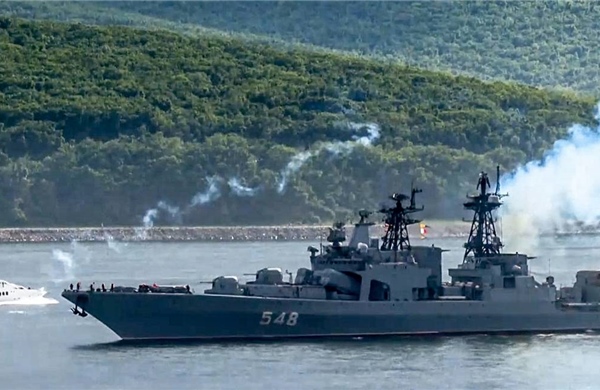 Tàu chiến Nga tập trận ở Viễn Đông