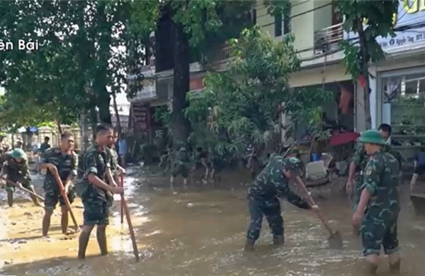 Yên Bái khẩn trương khắc phục hậu quả mưa lũ 