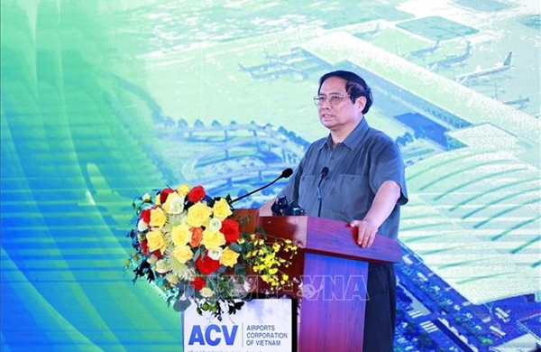 Thủ tướng phát lệnh khởi công mở rộng Nhà ga hành khách T2 Cảng hàng không Quốc tế Nội Bài