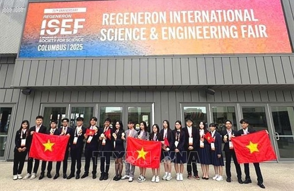 Việt Nam đạt thành tích cao nhất từ trước đến nay tại Hội thi Khoa học kỹ thuật quốc tế 2025
