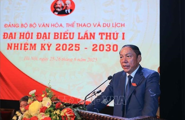 Bộ trưởng Nguyễn Văn Hùng được chỉ định giữ chức Bí thư Đảng ủy Bộ Văn hóa, Thể thao và Du lịch nhiệm kỳ 2025-2030