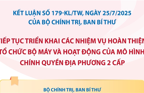 Kết luận số 179-KL/TW: Bộ Chính trị, Ban bí thư nghiêm túc phê bình các địa phương chậm kiện toàn nhân sự chủ chốt