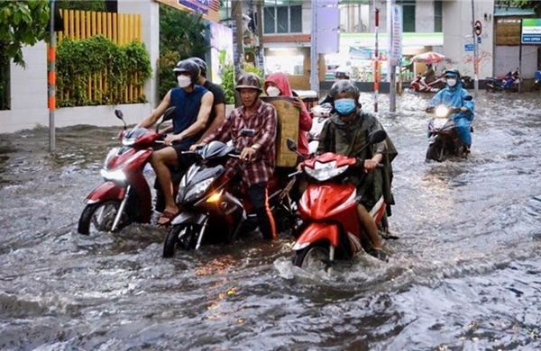 Triều cường ở ven biển Đông Nam Bộ có xu hướng tiếp tục tăng