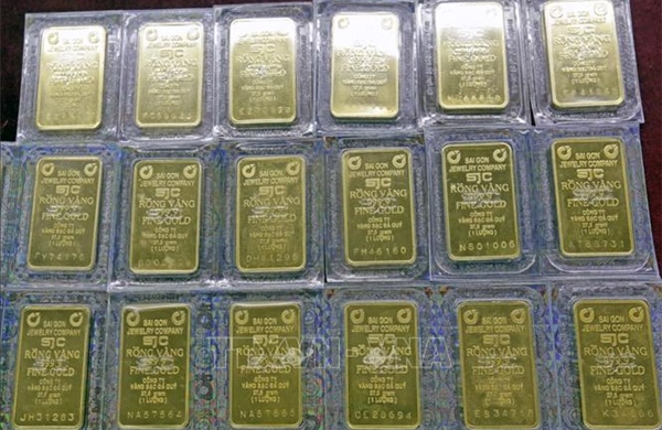 Giá vàng miếng sáng 9/1 tăng 1,1 triệu đồng/lượng